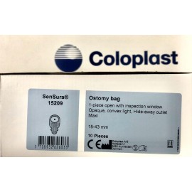 Coloplast 17515 Alterna Ostomy Bag Convex light Transparent Bag (Pack of 10)
