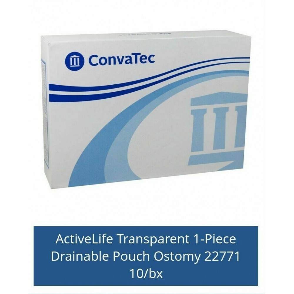 Buy Activelife 22771 One Piece Drainable Cut To Fit Pouch With Stomahesive Skin Barrier Online