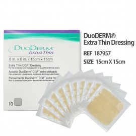 ConvaTec DuoDERM Extra Thin Dressings (6 X 6Inches, 10 Count)