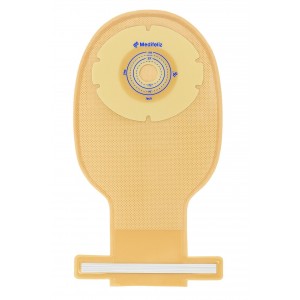 Medifeliz 10205 children One-Piece open Colostomy Bag Transparent 35mm(Pack of 25)