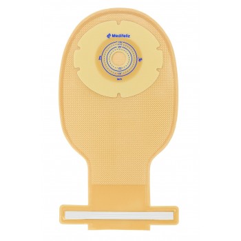 Medifeliz 10205 children One-Piece open Colostomy Bag Transparent 35mm(Pack of 25)