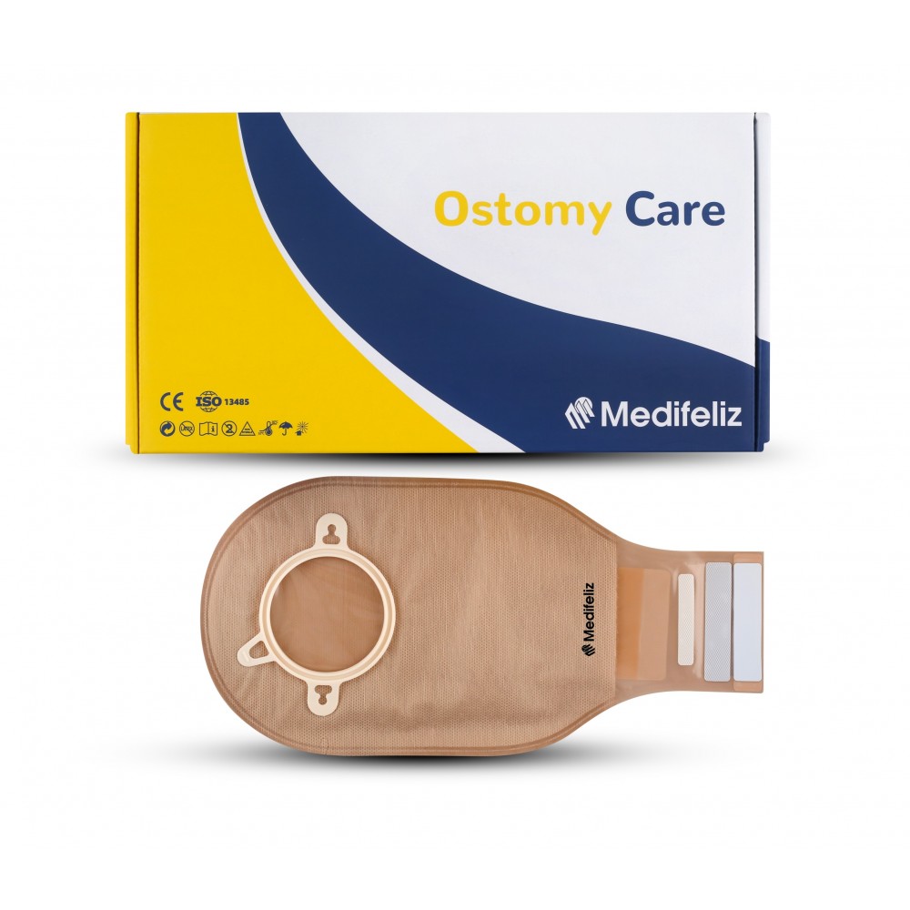 Medifeliz 10406 Two Piece Colostomy Bag Opaque 60mm (Pack of 20)