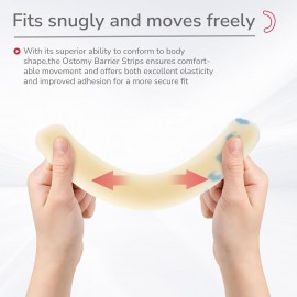 Medifeliz 10270 Ostomy Barrier Adhesive C Tape (Pack of 10)