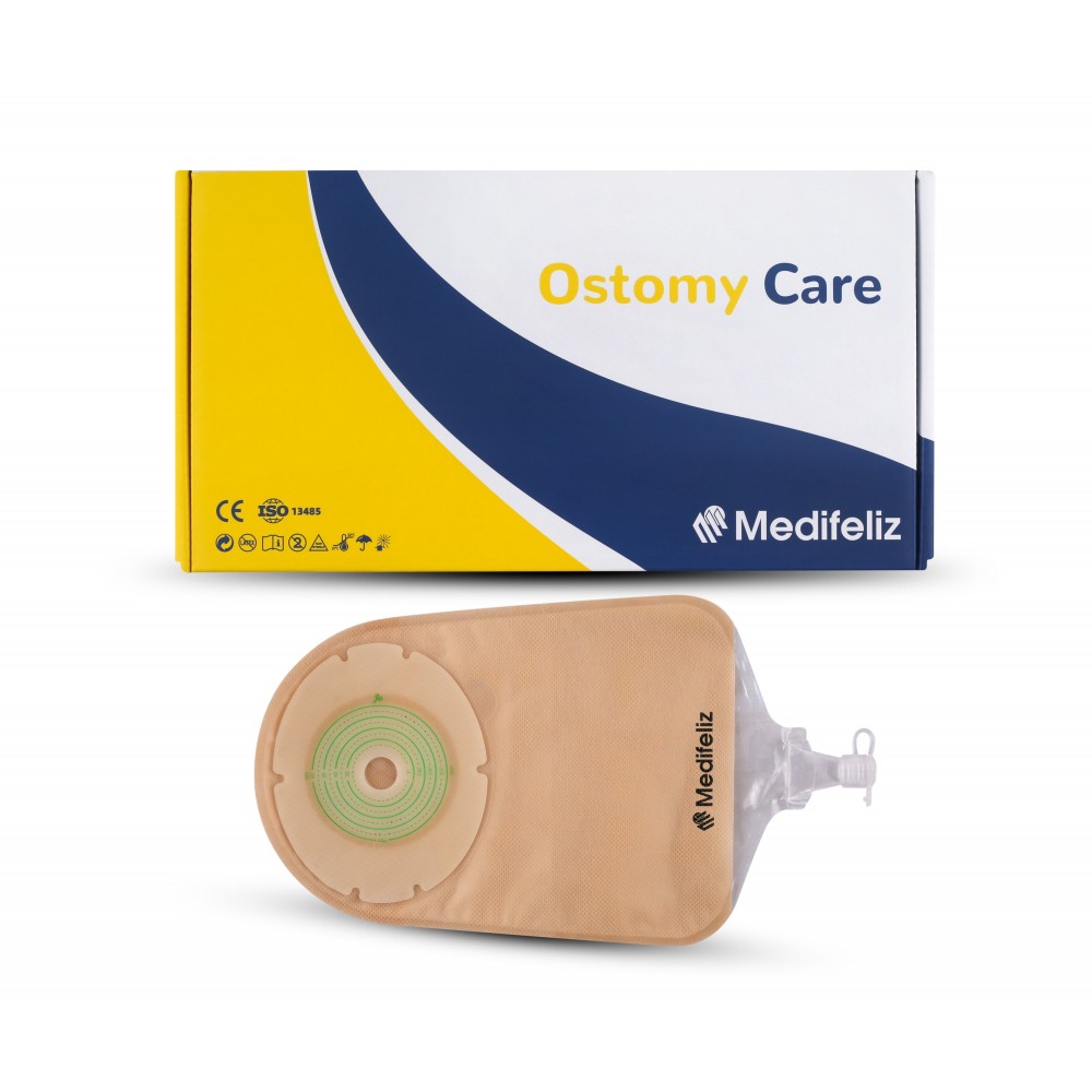 Medifeliz 10610 One-Piece Urostomy Bag Opaque 60mm (Pack of 10)