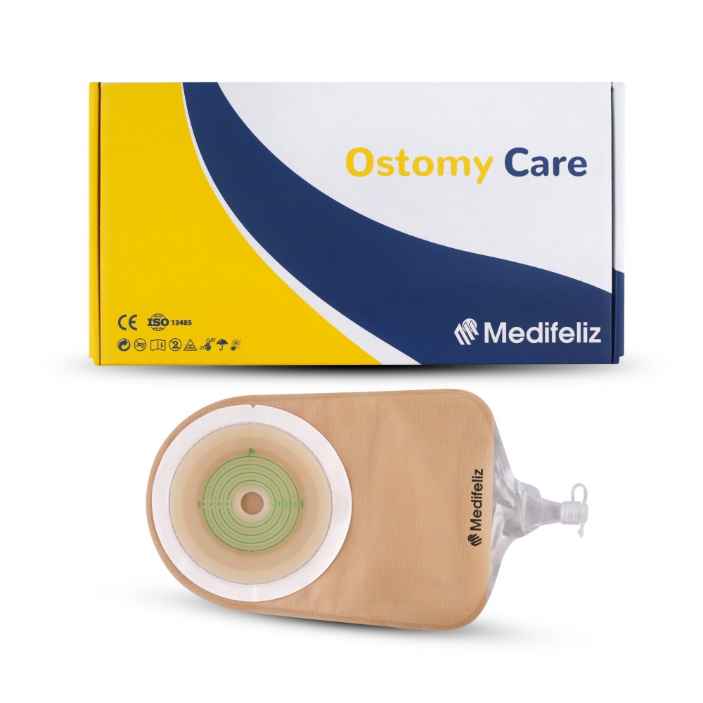 Medifeliz 10636 One-Piece Urostomy Bag Opaque 60mm (Pack of 10)