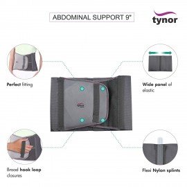 Tynor Abdominal Support 9 For Post Operative/ Post Pregnancy, XX-Large (52-58 inches)