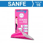 Sanfe Personal Hygiene and Sanitation Device for Female (Pack of 10)