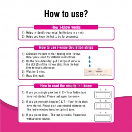 I-know ovulation testing  Strips Kit