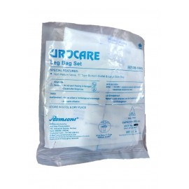 Romsons Urocare Leg Bag set with non return valve DB-1060L Urine Collecting bag, Capacity - 800 ml (Pack of 10)