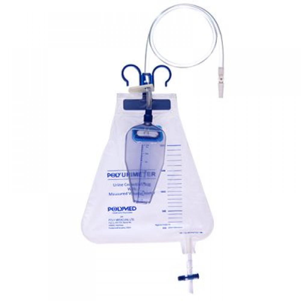 Polyurimeter Urine Collection Bags with Measured Volume Meter