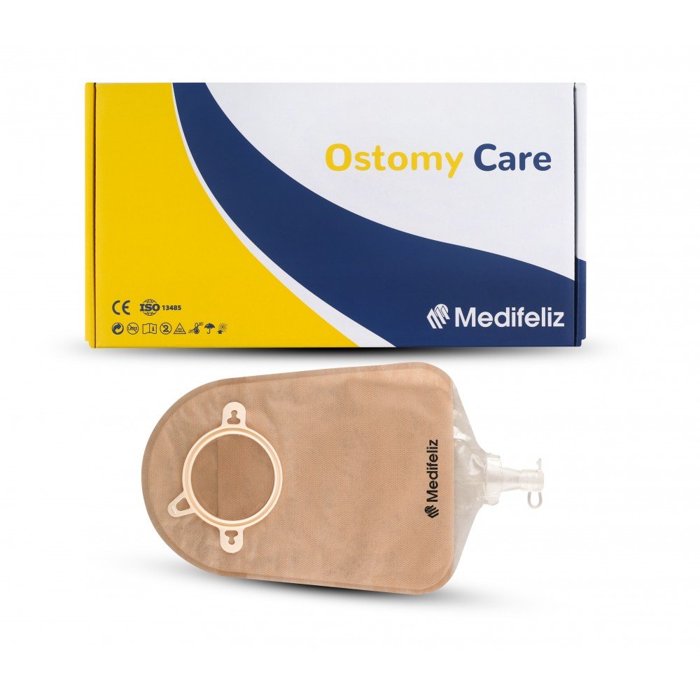 Medifeliz 10706 Two Piece Urostomy Bag Opaque 60mm (Pack of 10)