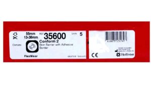 Hollister 35600 Conform 2 Convex FlexWear Skin Barrier 55mm Flange with Tape Border – Pack of 5
