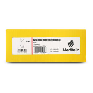 Medifeliz 10405 Two Piece Colostomy Bag Opaque 50mm (Pack of 10)