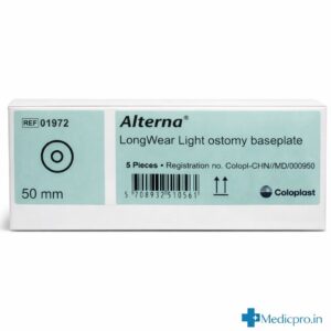 Coloplast 1972 Alterna Long Wear Light Base Plate 50mm – Pack of 5