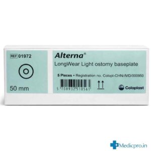 Coloplast 1972 Alterna Long Wear Light Base Plate 50mm – Pack of 5