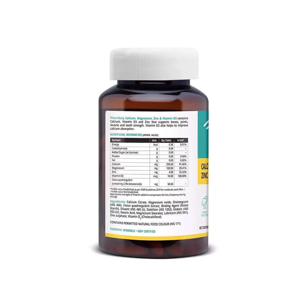 Pharmeasy Calcium Magnesium Vitamin D3 - Image 2