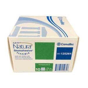 Convatec 125264 Natura Sur-Fit Stomahesive Flexible Wafer with Collar – 45mm