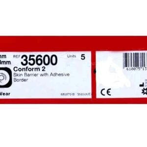 Hollister 35600 Conform 2 Convex FlexWear Skin Barrier 55mm Flange with Tape Border – Pack of 5
