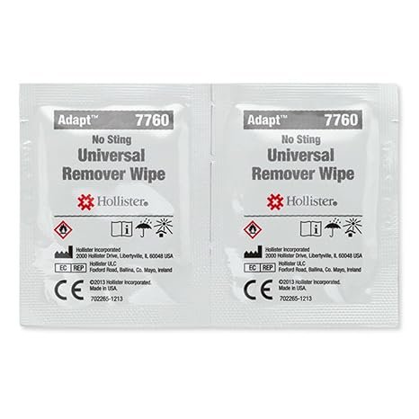 Hollister 7760 Adhesive and Barrier Remover Universal Wipes (Pack of 50Pcs) - Image 2