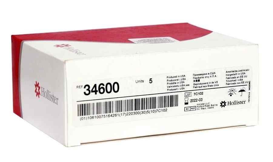 Hollister 34600 Conform 2 Convex FlexWear Skin Barrier 45mm Flange with Tape Border – Pack of 5 | Two-Piece Ostomy Base Plate