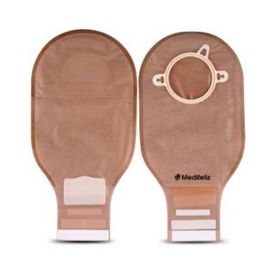 Medifeliz 10405 Two Piece Colostomy Bag Opaque 50mm (Pack of 10)