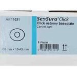 Coloplast SenSura 11031 Standard Wear Convex Light Base Plate 60mm – Pack of 5