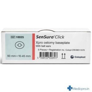 Coloplast 10025 SenSura Extended Wear Base Plate 50mm – Pack of 5