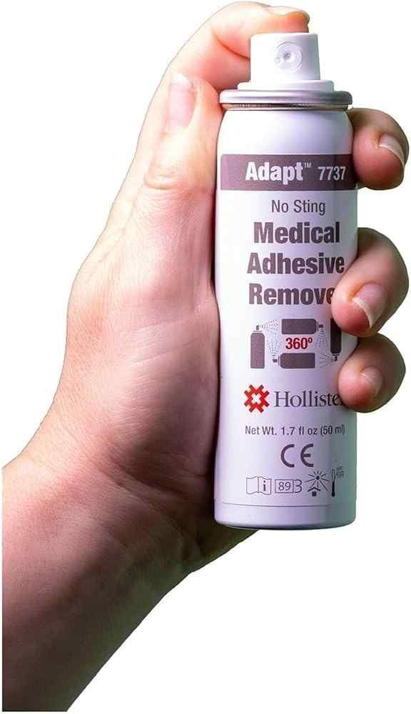 Hollister 7737 Adapt Medical Adhesive Remover Spray 50ml – Ostomy Adhesive Remover - Image 3