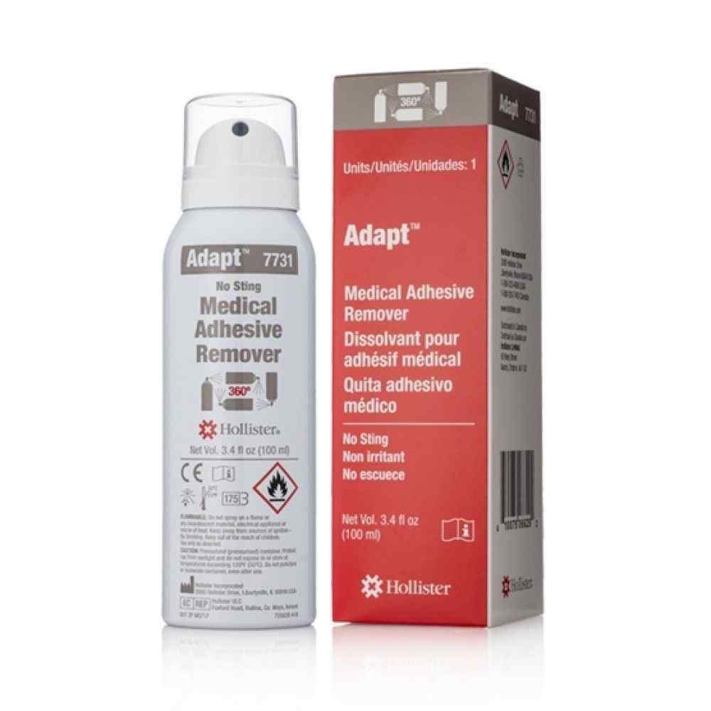 Hollister 7737 Adapt Medical Adhesive Remover Spray 50ml – Ostomy Adhesive Remover