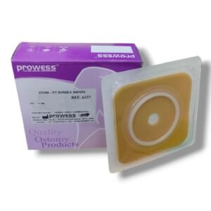 Prowess 6357 Stoma-Fit Skin Barrier Wafers 57mm – Durable Ostomy Baseplate (Pack of 5Pcs)